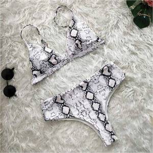 lot 89842 image: BTFBM Womens Bikini Sets 2024 Summer Two Piece Swimsuit High Waisted V Neck Triangle Bathing Suit Casual Beach Swimwear(Light Grey, Small)