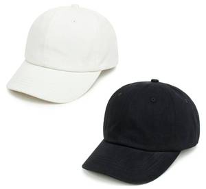 lot 89852 image: Toddler Boys Baby Girls Baseball Hats Summer Caps Kids Baseball Caps Toddler Sun Hat Adjustable Size for 6M-2Y Plain BlackWhite