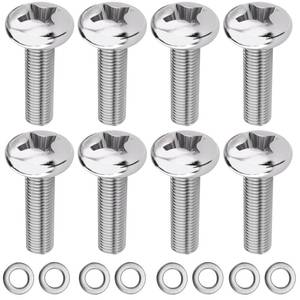 lot 89946 image: M4 Screws M4x12mm for TV Mount or Monitor 30 Inch or Small VESA Mount Screw Mounting Phillips Head Screw Pack of 8