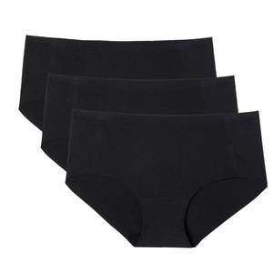 lot 89969 image: WANDER Womens Seamless Underwear 1-Pack Pure Invisible Breathable Brief Ladies Stretch Hipster PantiesCoffee,Medium)