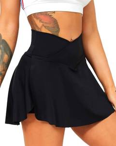 lot 89979 image: Navneet Women Tennis Skirts with Pockets High Waisted Golf Skirts Athletic Skorts Pleated Mini Skirt Workout Sport Pickleball, Black, Medium