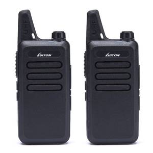 lot 89990 image: Walkie Talkies LT-316 GMRS Outdoor Camping Hiking Hunting Uhf Mini Walkie Talkies 3 Watts Output 5-10 Miles Range Micro USB Charging Amateur Two Way Radio (Pair) (Black)