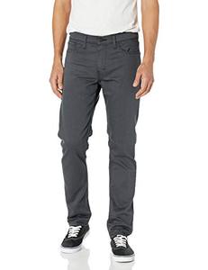 lot 90092 image: Levis Mens 511 Slim Fit Jeans (Also Available in Big & Tall), Grey Black 3D-Stretch, 38W x 32L