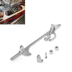 lot 90303 image: Tocsho Throttle Cable Bracket 4150 4160 Series Throttle Brackets Billet Adjustable Silver Aluminum