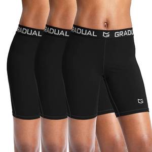lot 90353 image: Womens Spandex Compression Volleyball Shorts 3 7 Workout Pro Shorts for Women (7 3 Pack BlackBlackBlack, Small)