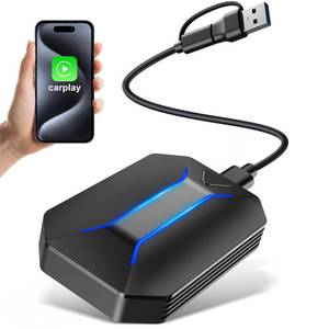 lot 90372 image: Wireless Carplay Adapter Apple Carplay Wireless Adapter Convert Wired to Wireless Plug & Play Auto Connect Fast Easy Use Fit for Factory Wired Carplay Cars & iPhone iOS 10