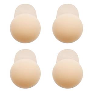 lot 91763 image: Bontierie 2024 Newest Added Lift Ultra-Thin Nipple Covers Push up Sticky Adhesive Bras Breast Lift Solid Silicone Pasties for Women