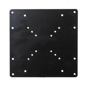 lot 91843 image: Mount Plus 1056 VESA 200x200 Universal Adapter Plate for TV Mounts  Convert VESA 75x75, 100x100 Mount to Fit 200X100, 200x200 mm VESA Patterns  Includes Hardware Kit