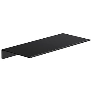 lot 91848 image: Danpoo Metal Wall Shelf, Black Floating Shelf, Small Bathroom Shelf, 12 Display Shelves for Wall Storage