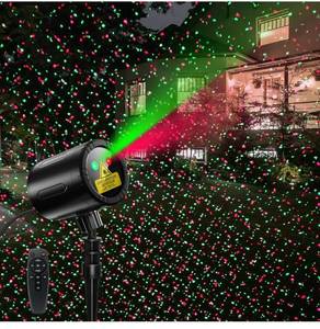 lot 90147 image: Christmas Laser Projector Lights Outdoor, Red and Green Firefly Lights with Remote Control, Waterproof Laser Light Projector for Indoor Outdoor Holiday Party Decoration, Landscape Lights for Garden