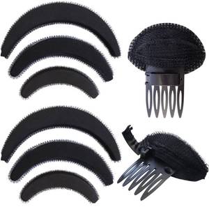 lot 90155 image: NAIHOD 10 Pieces Hair Volume Increase Puff Sponge Bump It Up Hair Accessories Set for DIY Women Girls Updo Hair Styling Tools