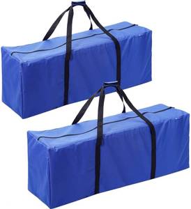 lot 90176 image: Sports Duffle Bag - Extra Large Travel Duffel Luggage Bag with Upgrade Zipper, Sturdy & Water Resistant, Black (Blue 45inch 2Pack)