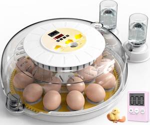 lot 90263 image: DETODDA Eggs Incubators for Hatching Eggs with Automatic Turner, 18 Egg Incubators for Hatching Chicks, Egg Candler, Incubator for Chicken Eggs with Automatic Water Top-up for Hatching Chickens