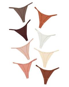 lot 97745 image: DEANGELMON G-string Thongs for Women Panties No Show Thong Seamless Underwear Low Rise Comfortable Microfiber Workout Pack (8P1,S)