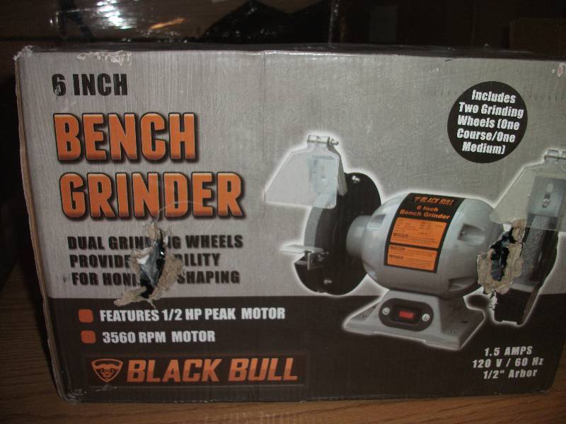 Black Bull 6 In Heavy Duty Bench Grinder Price Peeler Block