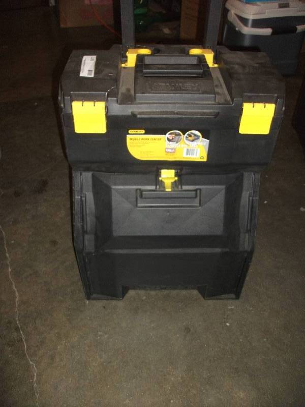 lot 5017 image: Stanley 018800R Mobile Work Center (AS IS SMALL CRACK)
