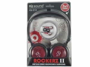 lot 3427 image: IQ Sound Headphones and Earphones Rockerz II