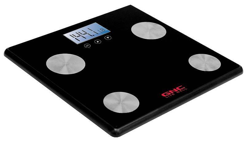lot 3437 image: GNC Total Health Tracker Digital Bluetooth Body Fat Scale