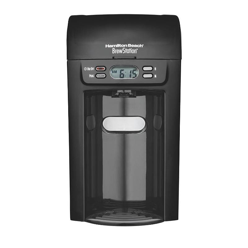 lot 3463 image: Hamilton Beach 6-Cup Coffee Maker, Programmable Brewstation Dispensing Coffee Machine (OPEN BOX)