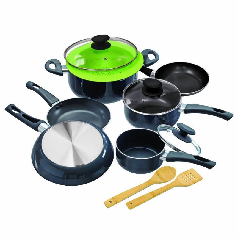 lot 3473 image: Ecolution Elements 12-Piece Cookware Set