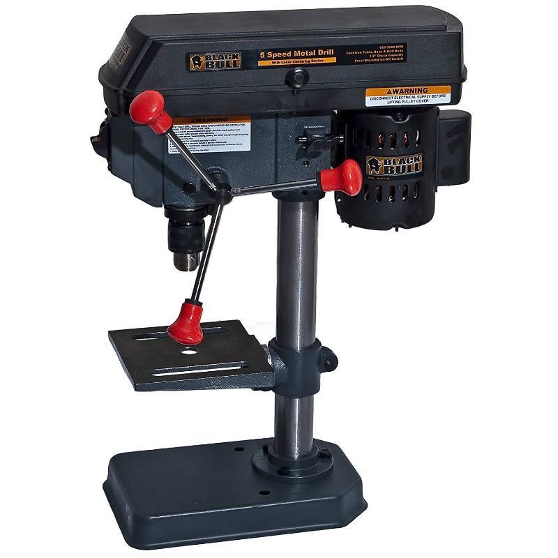 lot 3476 image: Black Bull DP5UL 5 Speed Drill Press (OPEN BOX AS IS)