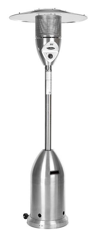 lot 3499 image: Fire Sense Stainless Steel Deluxe Patio Heater (IN BOX)