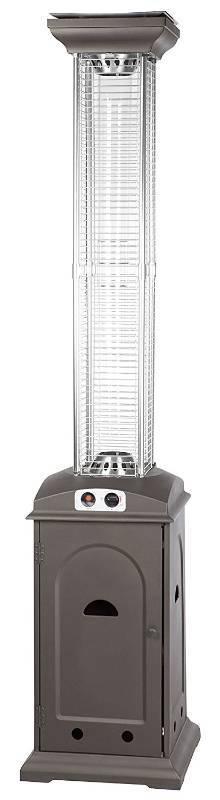 lot 3501 image: Fire Sense Mocha Finish Square Flame Heater