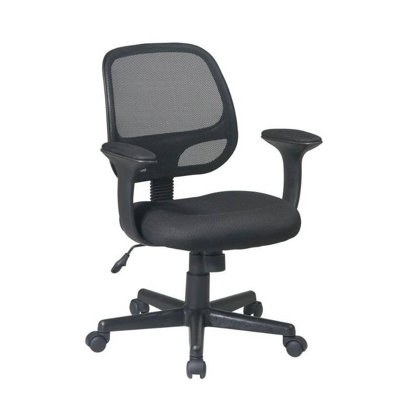 lot 3514 image: Work SmartBlack Screen Back Office Chair