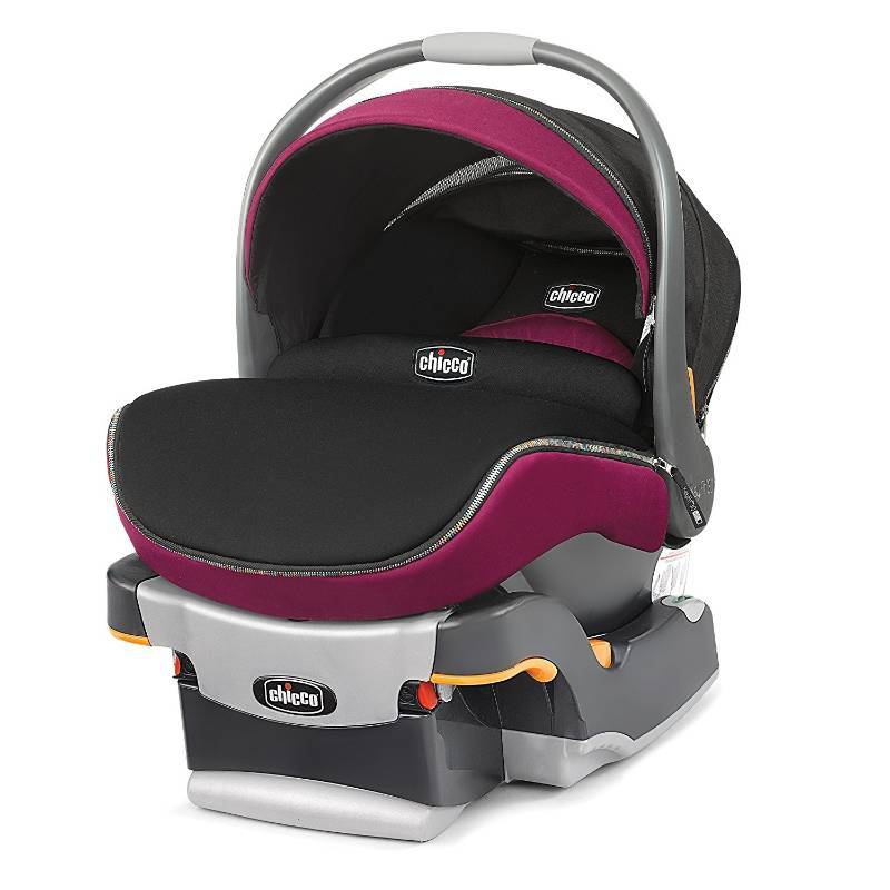 lot 3518 image: Chicco Key Fit 30 Zip Infant Car Seat, Fuchsia