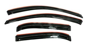 lot 51203 image: Auto Ventshade AVS In-Channel Ventvisor  Rain Guards  Fits 2017 - 2024 Ford F-250F-350F-450 Super Duty SuperCrew- Smoke, 4 pcs.  194381