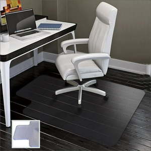 lot 51210 image: SHAREWIN Office Chair Mat for Hard Floors 48 x36 in Clear Floor PVC Protector Mat