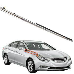 lot 51241 image: LABLT Front Fender Garnish Chrome Molding Trim Right Passenger Side Replacement for Sonata 2011 2012 2013 2014