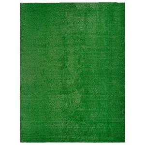 lot 51262 image: Garland Rug Artificial Grass 9 ft. x 12 ft. Large IndoorOutdoor Area Rug Green - Retail $79.79