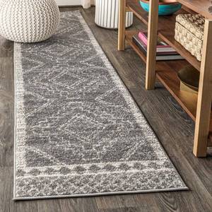 lot 51281 image: Amir Moroccan Beni Souk GrayCream 2 ft. x 10 ft. Runner Rug