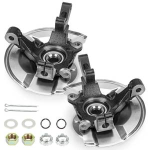 lot 51287 image: Front Steering Knuckle & Wheel Bearing Hub Assembly for Dodge Caliber 2007-2012, Jeep Compass 2007-2017, Patriot 2007-2017, 698-411 698-410 698411 698411, Left Side and Right Side - Retail $180