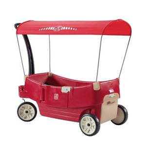 lot 51298 image: Step2 All Around Canopy Wagon - Red - Retail $150.14
