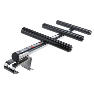 lot 51304 image: Amarine Made 3 Step Stainless Steel Sport Dive Ladder with Bracket Transom Diving Ladder for Boat Boarding - Retail $75.99