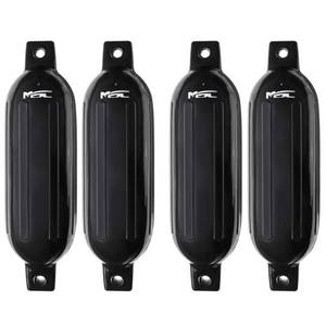 lot 51306 image: MSC Vinyl Ribbed Boat Fenders Bumpers (Black, 5.5 x 20)