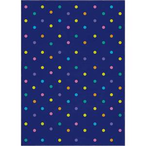 lot 51324 image: Crayola Collection By Well Woven Polka Dot Blue 5 x 7 Area Rug - Retail $93.98
