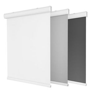 lot 51328 image: Allesin 100% Blackout Cordless Roller Shades for Windows,Thermal Insulated, UV Protection Waterproof Fabric Easy to Install for Home, Office, Bathroom, White H72 X W36