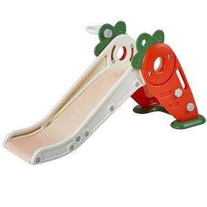 lot 51331 image: VEVOR Toddler Slide, Kid Slide for Toddlers Age 1-12 wClimbable Ladders & Basketball Hoop, Indoor Outdoor Slide Playset for Kids Within 88lbs, Toddler Playground wRaised Handrail, Anti-Slip Strip