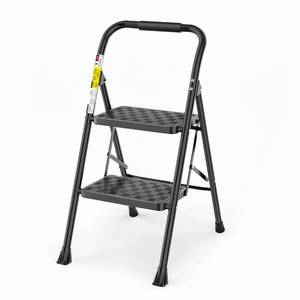 lot 51336 image: HBTower 2 Step Ladder, Step Stool for Adults,2 Step Ladder Folding Step Stool with Wide Anti-Slip Pedal Ergonomic Design