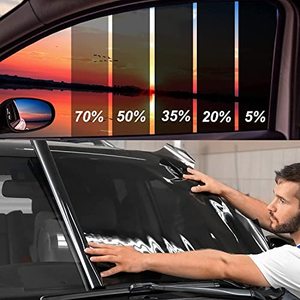 lot 51388 image: TOYOCO Window Tint Film for Cars, Car Window Tint Window Privacy Film, Car Shade Front Windshield, Heat & UV Block and Scratch Resistant, Blackout Window Film Auto Car Windshield Sun Shade Roll