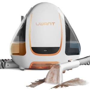 lot 51390 image: UWANT Portable Carpet & Upholstery Cleaner Machine, 12Kpa Strong Suction Small Handheld Cleaner, Lightweight Shampooer for Car, Auto Detailer, Pet Stains, Furniture, Couch, B100 - Retail $133.45