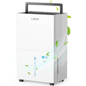 lot 51397 image: 4500 Sq.ft Energy Star Dehumidifier for Home Basement, 52 Pints Large Room Dehumidifier with Drain Hose & Water Tank, Intelligent Humidity Control, Auto Defrost, for Living Room - 2024 Update - Retail $180.47