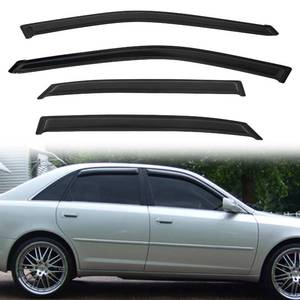 lot 51404 image: PLDDE 4pcs Out-Channel Smoke Tint Rain Guard Compatible with Compatible with 2000-2004 Avalon Vent Deflector Window Visors Car Accessories