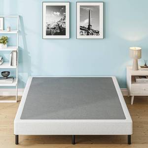 lot 51411 image: LIJQCI King Box Spring 5 INCH High Profile Metal Heavy Duty Easy Assembly Sturdy Box Spring Mattress Foundation Heavy Duty Structure with Cover Noise Free Non-Slip Easy Assembly - Retail $119.78