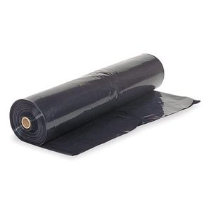 lot 51430 image: Farm Plastic Supply - Black Plastic Sheeting - 6 mil - (10 x 100) - Black Plastic Tarp, Polyethylene Vapor Barrier Plastic Sheeting, Black Painters Tarp, Roll of Heavy Duty Plastic - Retail $79.99