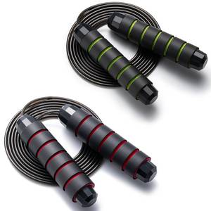 lot 14370 image: BOOMIBOO Jump Rope, Adjustable Jump Ropes,Skipping Rope Tangle-Free Rapid Speed with Ball Bearings for Women Men Kids,Exercise & Slim Body Jumprope at Home School Gym