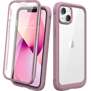 lot 14399 image: Diaclara Designed for iPhone 13 Case, Full Body Rugged Case with Built-in Touch Sensitive Anti-Scratch Screen Protector, Soft TPU Bumper Case for iPhone 13 6.1 (Blackcurrant)
